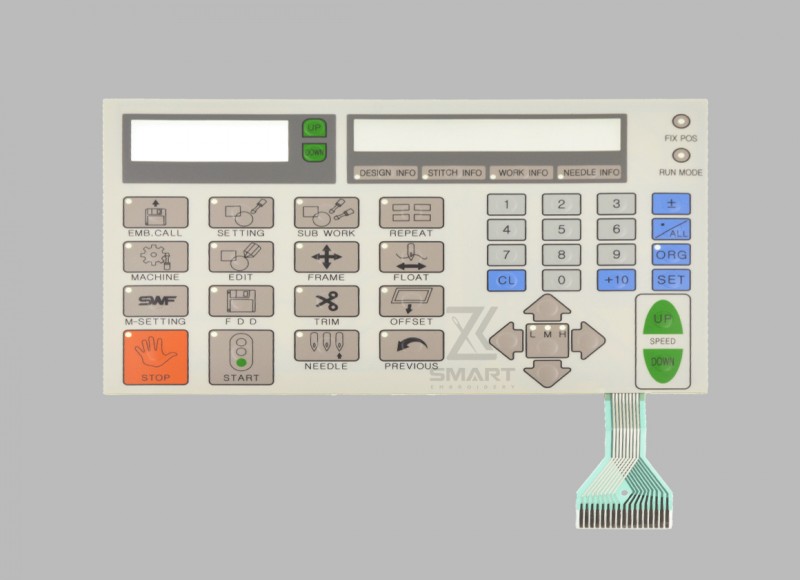 GP-047408 Keypad Zaj Duab Xis 10003AAT10 Vaj Huam Sib Luag Lej Zog Keyboard