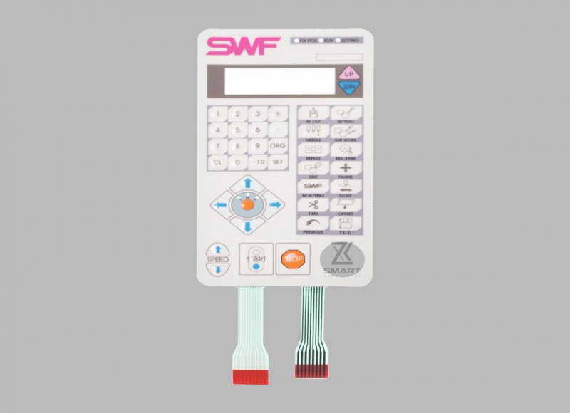 ESWF-GP-011823 Keyypad Tswj Vaj Huam Sib Luag Vaj Huam Sib Luag Meyboard Membrane Hloov Garic SWRICE TSHUAB SPARE XEEM
