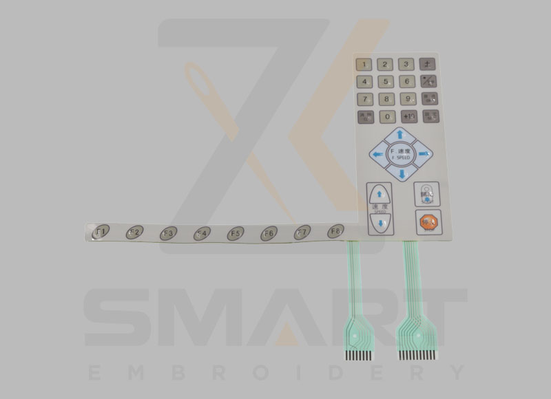 ESWF-A Keypad Control Vaj Huam Sib Luag Vaj Huam Sib Luag keyboard Membrane Hloov Garic Swf C D Paj Ntaub Tshuab Spare Xeem