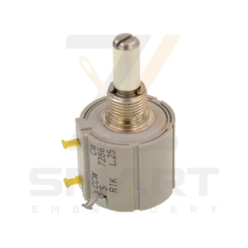 Xim Hloov Potentiometer 7286 R1K L.25 rau Tajima, Suav Paj Ntaub Tshuab