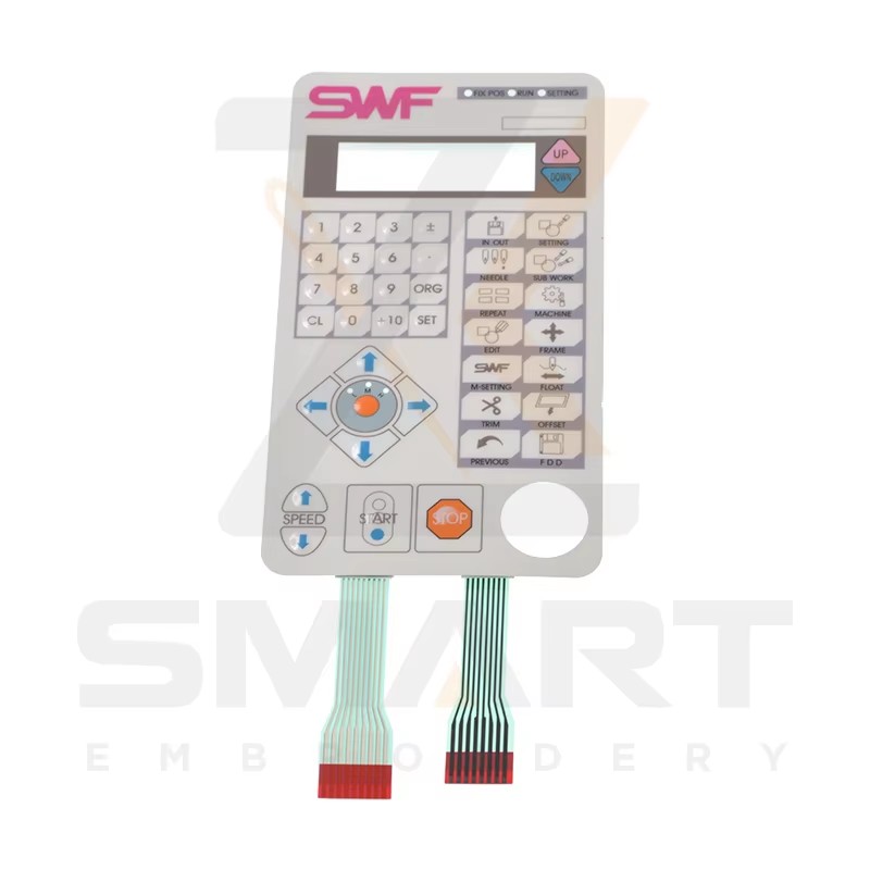 Membrane hloov keypad gp-011823 10001ACPT1 Swf Paj Ntaub Tshuab Qhov Chaw